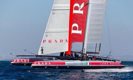 America's Cup: Luna Rossa foiling in AC45s at their Italian base | Wing sail technology | Scoop.it