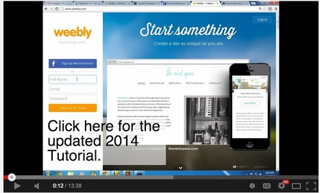 Video Tutorials to Help You Create A Classroom Website Using Weebly | Moodle and Web 2.0 | Scoop.it