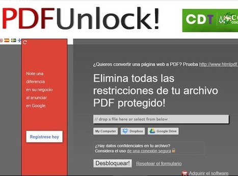 Cómo desbloquear archivos PDF  | TIC & Educación | Scoop.it
