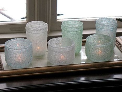 Luminarias decoradas con sales de Epsom - Las Manualidades | A bit of everything | Scoop.it