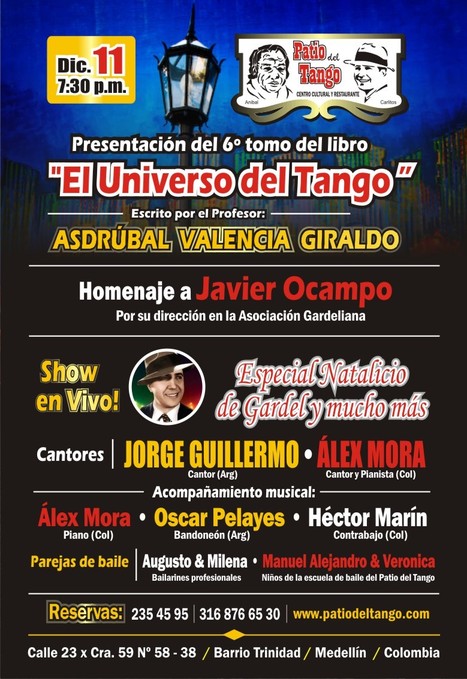 "El Universo del Tango" en Medellín, Colombia | Mundo Tanguero | Scoop.it