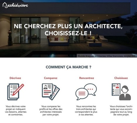 Archidvisor : une startup bordelaise r&eacute;volutionne la mani&egrave;re de choisir son architecte | Start-ups | Success stories | Scoop.it