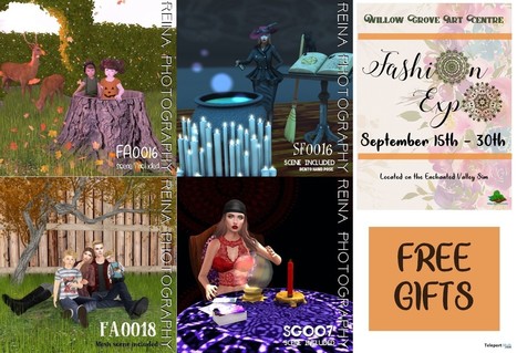 An Assortment of Poses With Scenes Gifts by Reina Photography @ Willow Grove Art Centre September 2018 | Teleport Hub - Second Life Freebies | Teleport Hub | Scoop.it