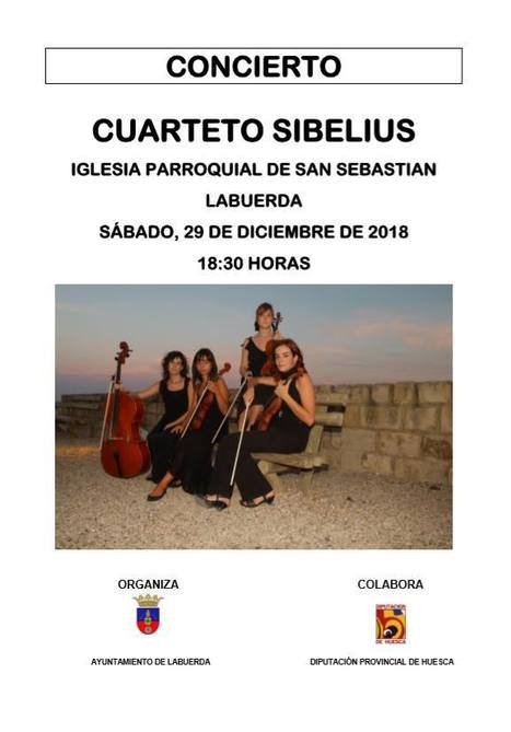 Concert du Quartet Sibelius à Labuerda le 29 décembre | Vallées d'Aure & Louron - Pyrénées | Scoop.it