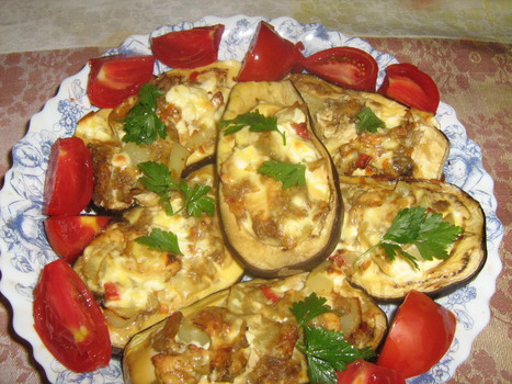 Punjeni plavi patlidzan | КУВАР | Scoop.it