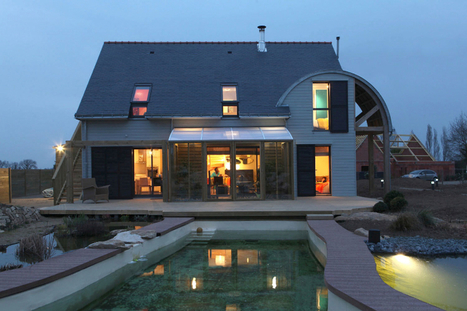 Détails d'Architecture – En Bretagne, une maison bioclimatique signée Patrice Bideau | Architecture, maisons bois & bioclimatiques | Scoop.it