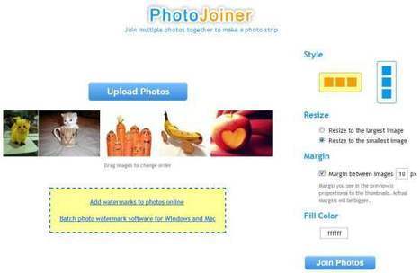 Comment mettre ses images en bande, Photo Joiner | Retouches et effets photos en ligne | Scoop.it