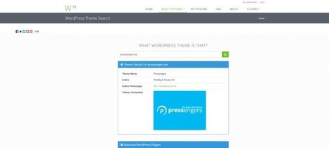 Theme Detector für WordPress - Pressengers | Wordpress-Webdesign | Scoop.it