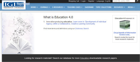 What is Education 4.0 | IGI Global | E-Learning-Inclusivo (Mashup) | Scoop.it