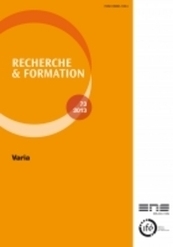 Revue Recherche & formation 2013/2, Varia | Veille Éducative - L'actualité de l'éducation en continu | Scoop.it