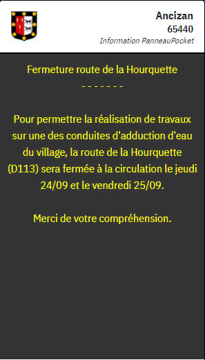 Fermeture de la RD 113 jeudi et vendredi | Vallées d'Aure & Louron - Pyrénées | Scoop.it