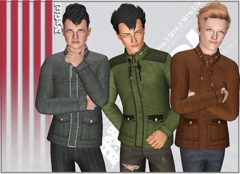 Racer Jacket << NyGirl Sims | Les Sims | Scoop.it
