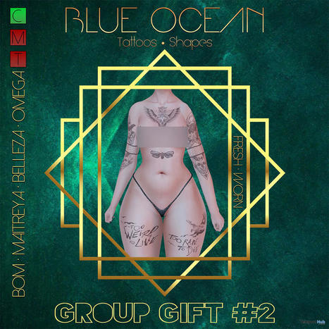 Body Tattoo #2 November 2021 Group Gift by Blue Ocean | Teleport Hub - Second Life Freebies | Second Life Freebies | Scoop.it