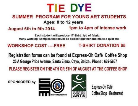 Tie Dye Summer Art Program | Cayo Scoop!  The Ecology of Cayo Culture | Scoop.it