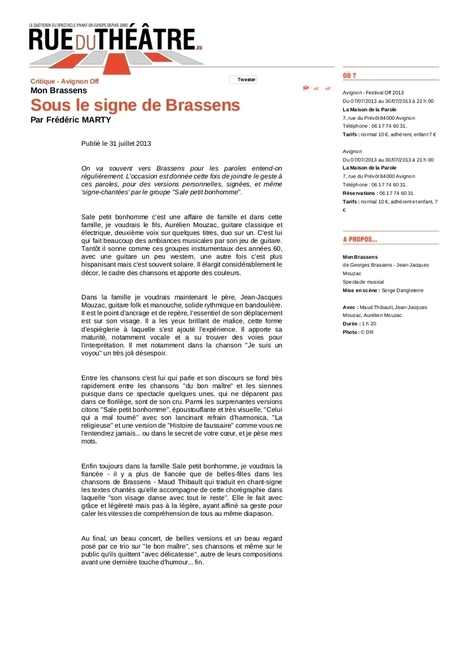 SalePetitBonhomme | Georges Brassens | Scoop.it