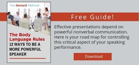 Body Language and Presence: How to Own a Stage - download free guide from Gary Genard | Education 2.0 & 3.0 | Scoop.it