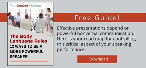 Body Language and Presence: How to Own a Stage - download free guide from Gary Genard | iGeneration - 21st Century Education (Pedagogy & Digital Innovation) | Scoop.it