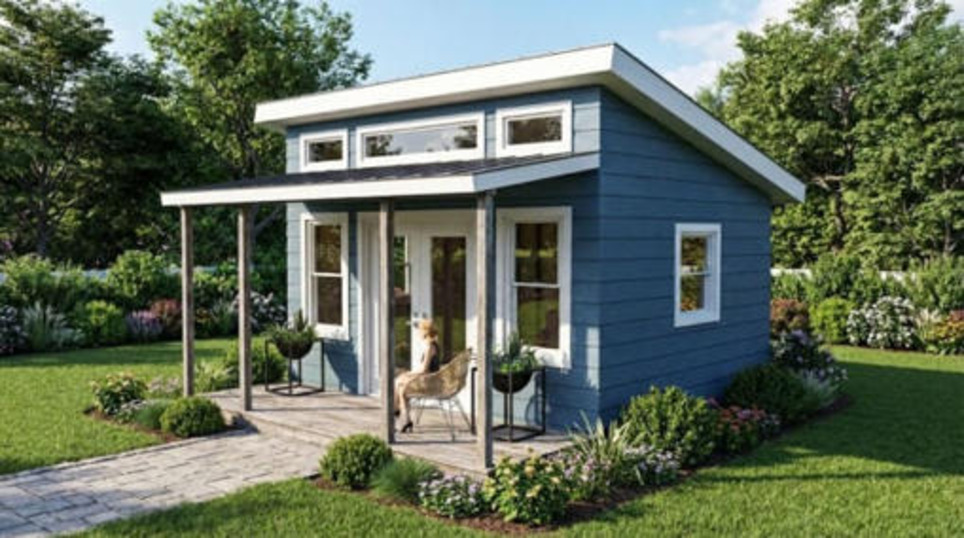 12x16 Guest House Shed Plans - PDF Download | Garden Plans | Scoop.it