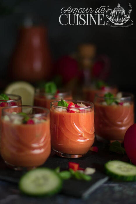 Gaspacho andalou ( potage espagnol) | recettes du ramadan  وصفات رمضان أطباق رمضان مطبخ رمضان | Scoop.it