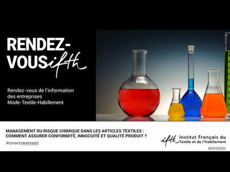 Management du risque chimique dans les articles de la filière textile | IFTH | Prévention du risque chimique | Scoop.it