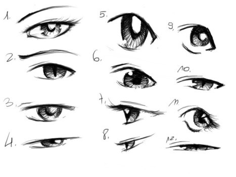 Anime Eyebrow Reference: Beyond the Eyes - Art Reference Point