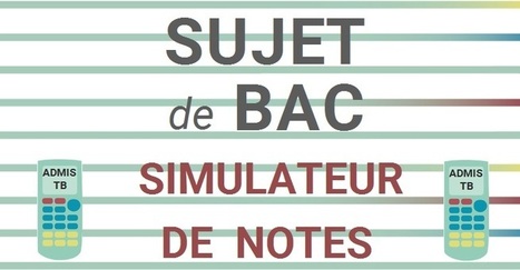 Calculer automatiquement sa moyenne au bac pour toutes les filières | Études littéraires | Scoop.it