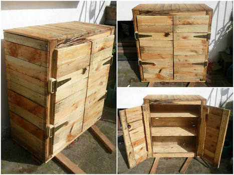 Upcycled Pallet Dresser | 1001 Pallets ideas ! | Scoop.it