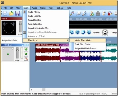 Nero SoundTrax: Free Audio Editor To Mix Tracks, Cut, Add Effects | Le Top des Applications Web et Logiciels Gratuits | Scoop.it
