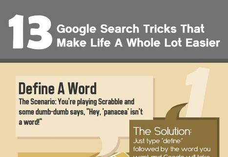 Infografía con 13 tips para facilitar tus búsquedas en Google | TIC & Educación | Scoop.it