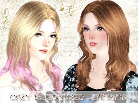 CAZY HAIR RETEXTURED << Jennisims | Les Sims | Scoop.it