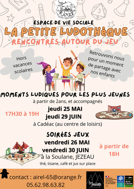 Ateliers ludiques de l'AIREL en mai et juin | Vallées d'Aure & Louron - Pyrénées | Scoop.it