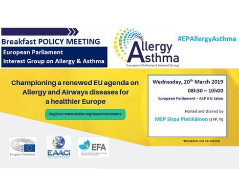 [EP Interest Group on Allergy and Asthma] Championing a renewed EU agenda on allergy and airways diseases for a healthier Europe | Allergy (and clinical immunology) | Scoop.it