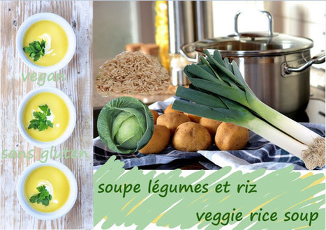 Recette de soupe de riz aux légumes – vegan – sans gluten | Tout pour la maison, cuisine, décoration, bricolage, loisirs | Scoop.it