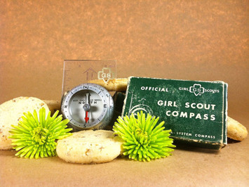Antique Official Girl Scout Compass | Herstory | Scoop.it
