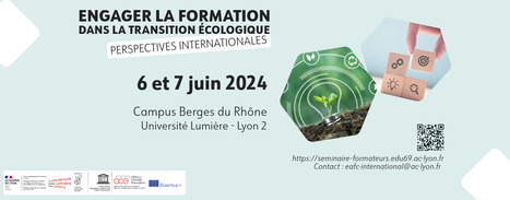 [Séminaire] Engager la formation dans la transition écologique | Boîte à outils numériques | Scoop.it