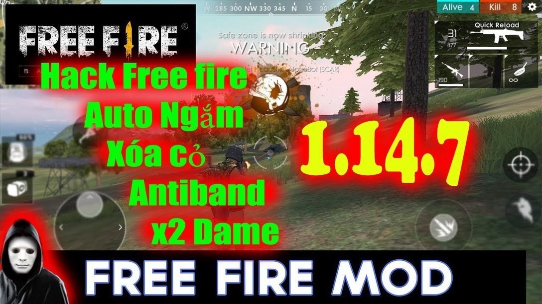 Bản Hack Free Fire Kim Cương Tutorials