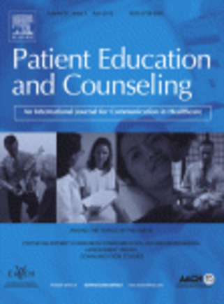 Patient Education and Counseling - Issues | Patient Self Management | Scoop.it