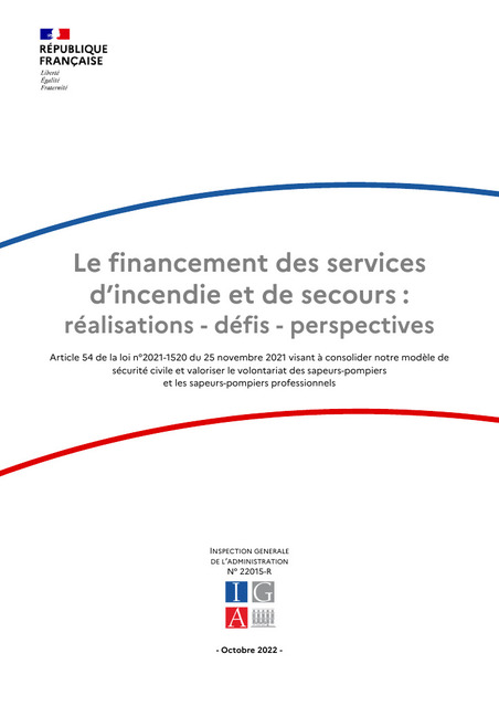 Financement des SDIS : La contribution du bloc communal pourrait être remise à plat | Veille juridique du CDG13 | Scoop.it
