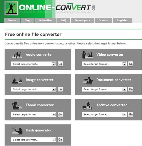 Online converter - convert video, images, audio and documents for free | Moodle and Web 2.0 | Scoop.it