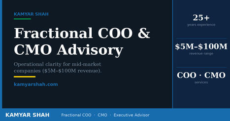 Chief Operating Officer (@chiefoperatingofficer): "The company did not outgrow the market. It outgrew the founder's capacity to manage it. This distinction matters because the solutions are compl... | Tampa Florida Business Strategy | Scoop.it