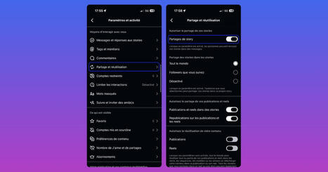 Instagram&nbsp;: comment autoriser le partage de vos Stories | R&eacute;seaux sociaux | Scoop.it