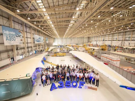 Airbus franchit une nouvelle étape avec les premières ailes de son A350F à Broughton | AERONAUTIQUE NEWS - AEROSPACE POINTOFVIEW - AVIONS - AIRCRAFT | Scoop.it