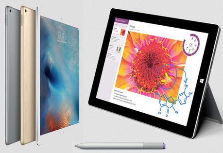 Journal du Net : "Grand écran, stylet | iPad Pro vs Surface Pro 3, comparatif... | Ce monde à inventer ! | Scoop.it