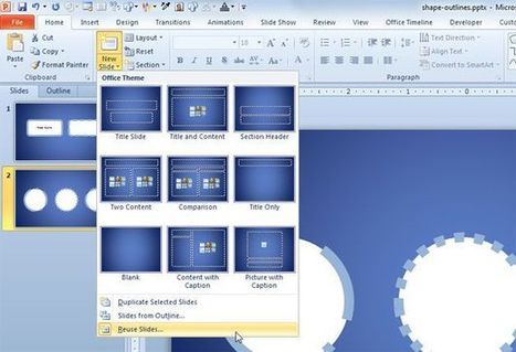 Reusing Slides in PowerPoint 2010 | Free Business PowerPoint Templates | Scoop.it