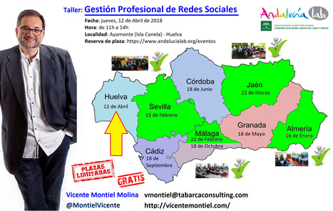 Taller: Gestión Profesional de Redes Sociales - Andalucia Lab | El rincón del Social Media | Scoop.it