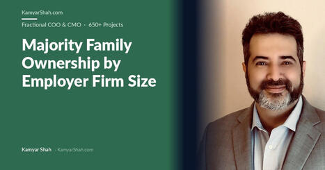 Majority Family Ownership by Size, Employer Firms Answering (2023) | CXO.Care | Scoop.it