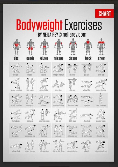 Bodyweight Exercises | Healthy Living at Any Age | Scoop.it