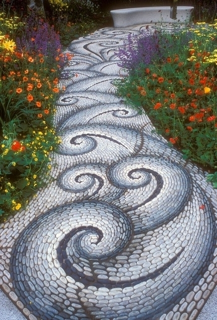River Rocks Mosaic Path | 1001 Gardens | 1001 Gardens ideas ! | Scoop.it