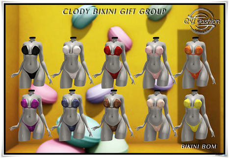 Clody Bikini Fatpack May 2024 Group Gift by C.Y Fashion | Teleport Hub - Second Life Freebies | Second Life Freebies | Scoop.it