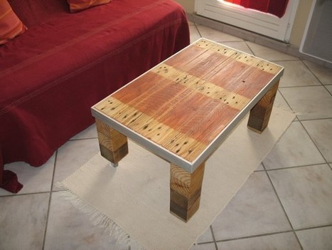Industrial Pallet Coffee Table | 1001 Recycling Ideas ! | Scoop.it